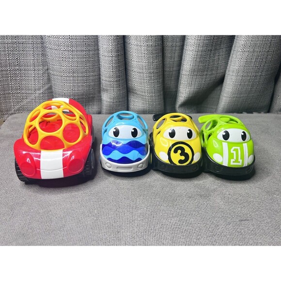 Oball Go Grippers Push Vehicles Cars Numbers Lot Baby Toys - Picture 1 of 14